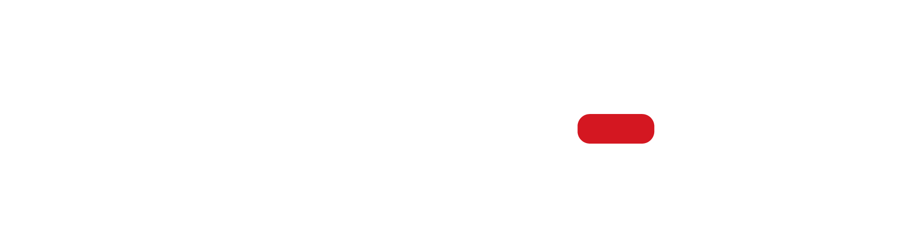 Nowe logo DFM poziomo białe